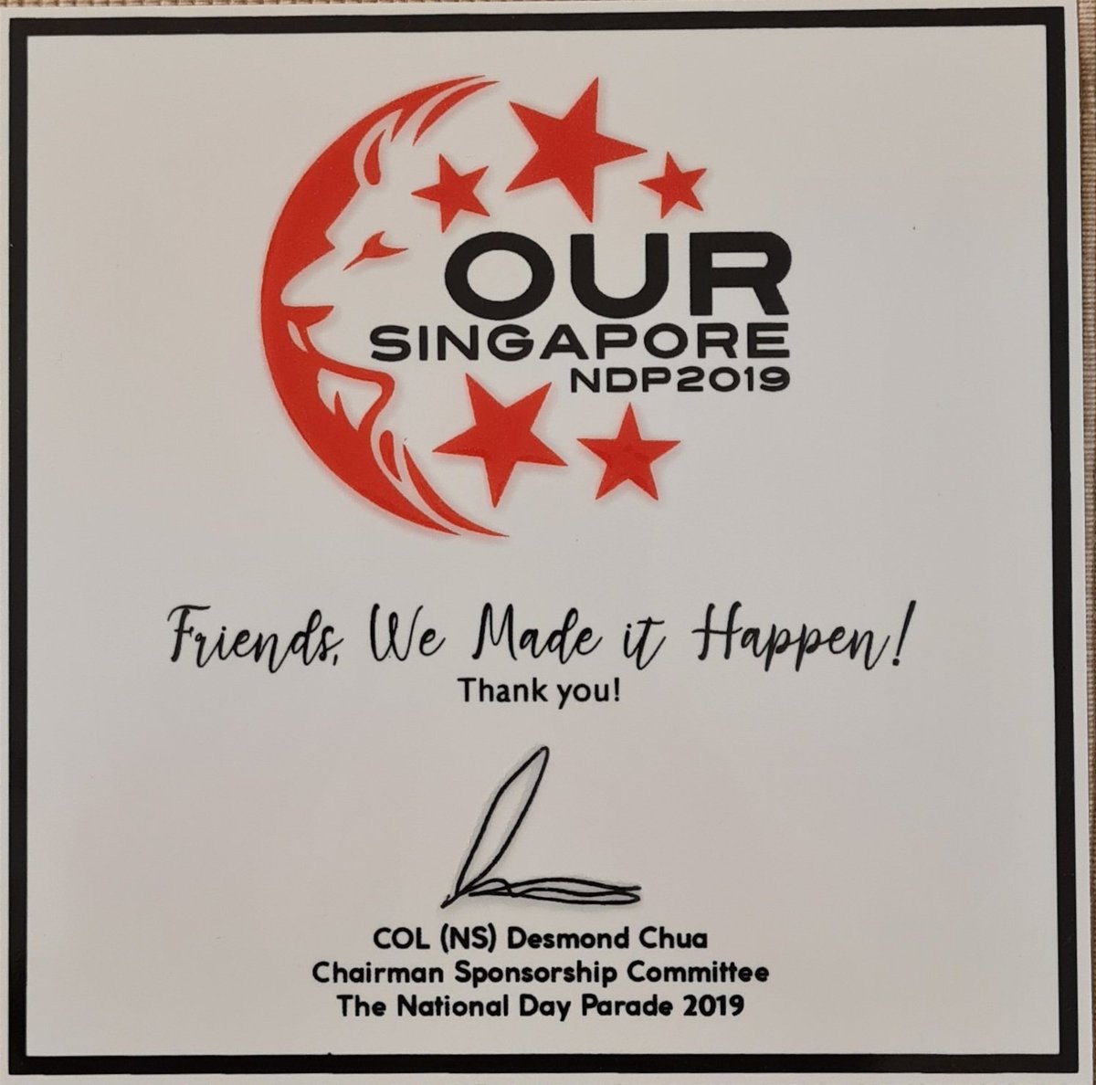 The National Day Parade 2019